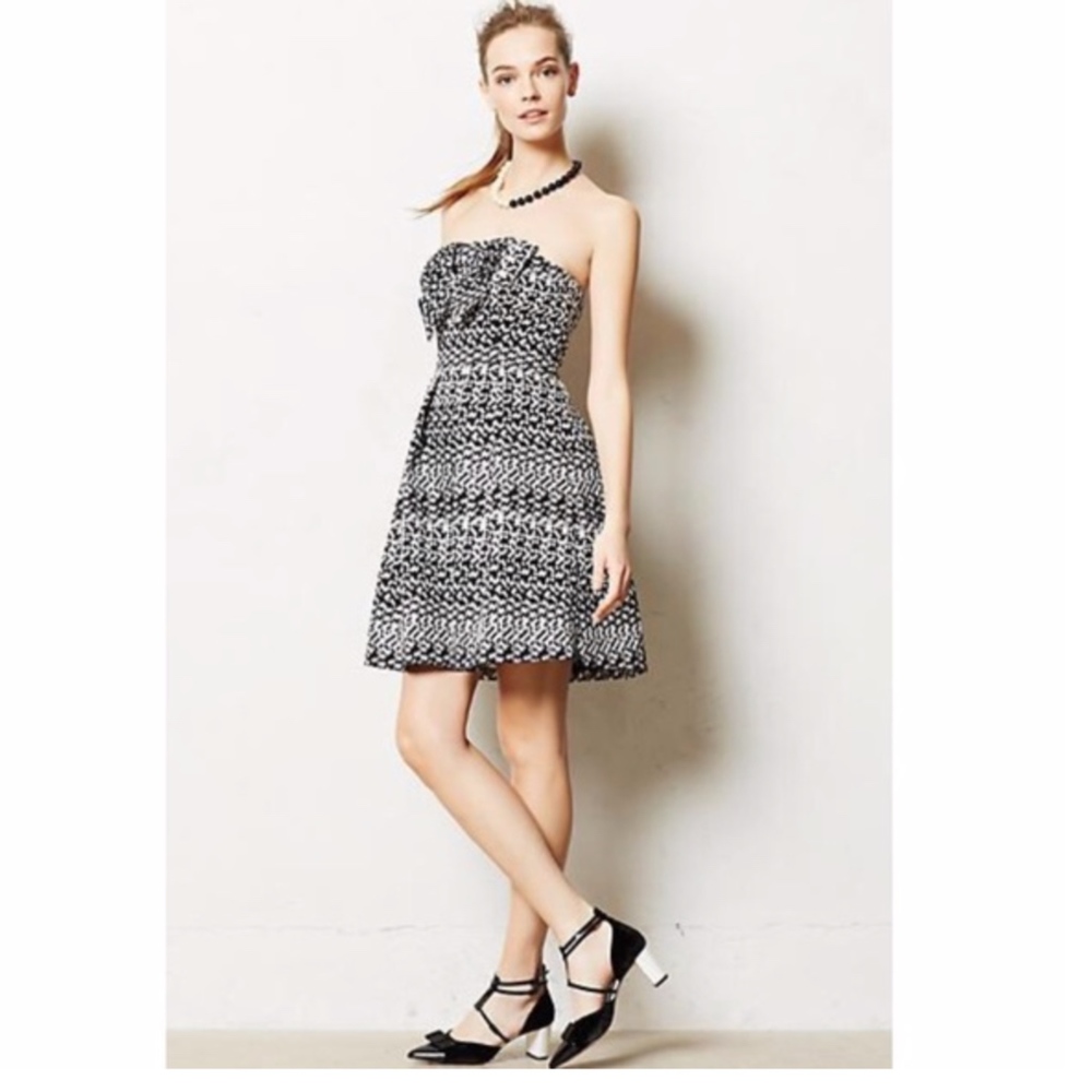 Eva Franco Anthropologie Vera Strapless Dress